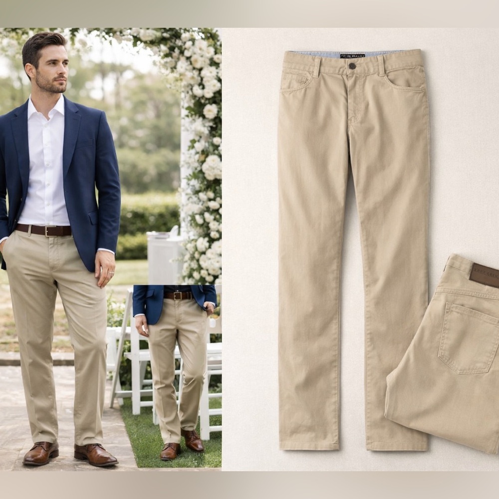 Peter Millar Men’s Khaki Chinos - Beige